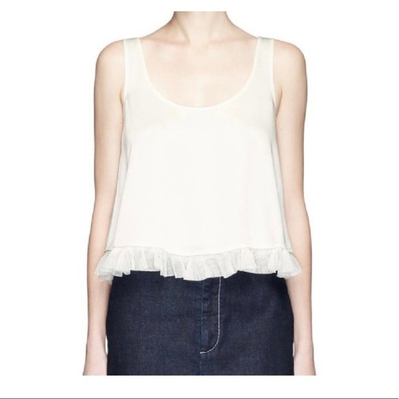 NEW Elizabeth and James ivory sleeveless tank/cami - Picture 5 of 9